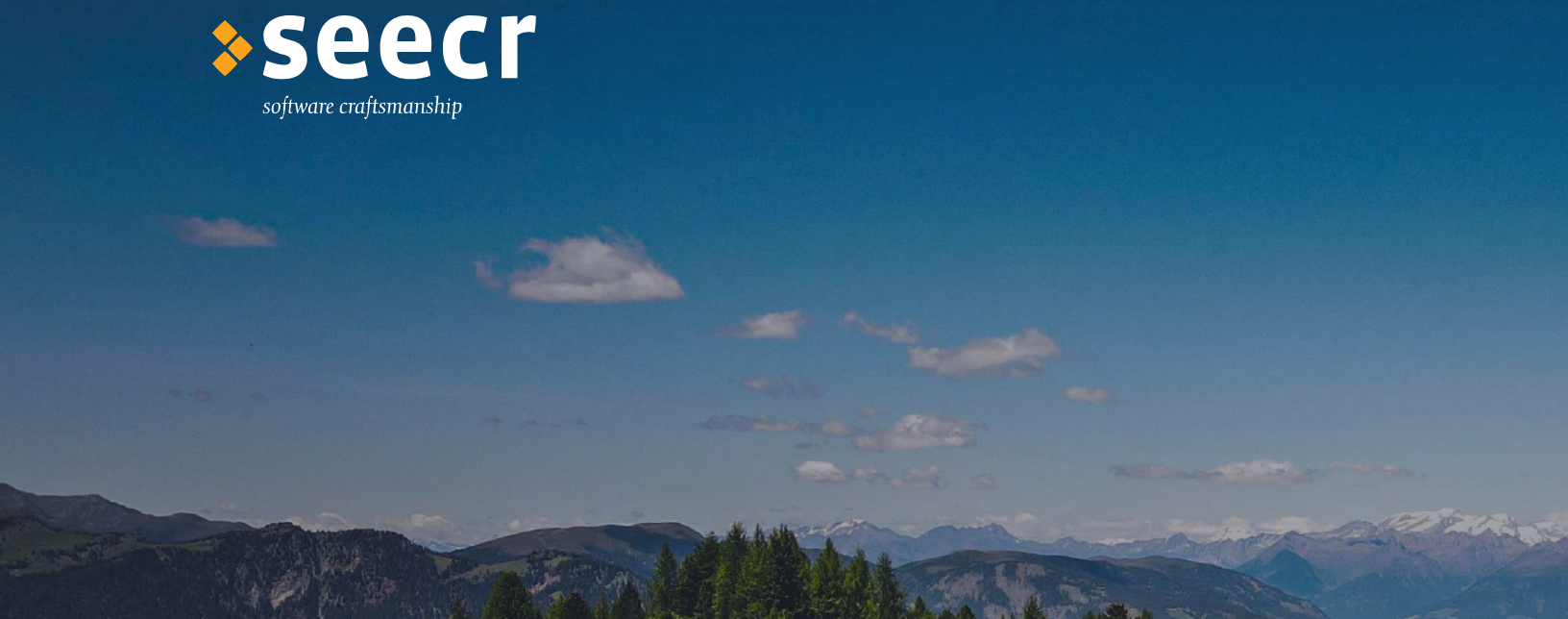 Screenshot van de nieuwe website